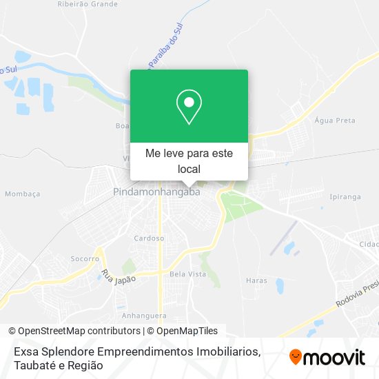 Exsa Splendore Empreendimentos Imobiliarios mapa