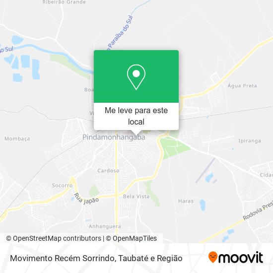 Movimento Recém Sorrindo mapa