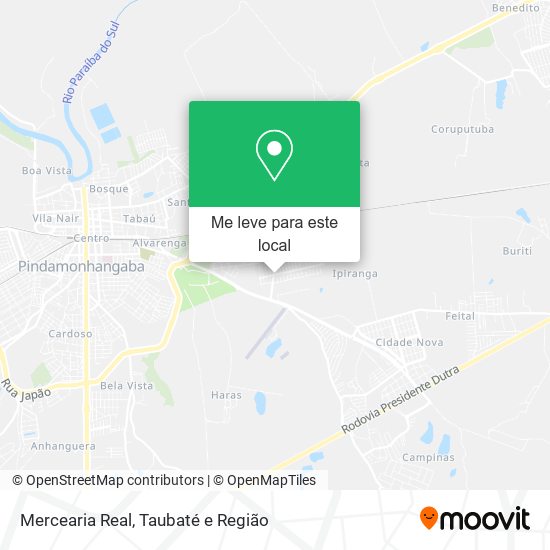 Mercearia Real mapa