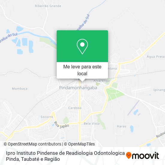 Ipro Instituto Pindense de Readiologia Odontologica Pinda mapa