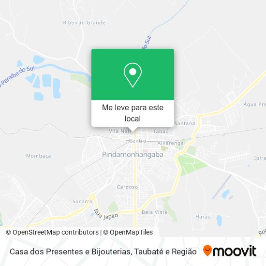 Casa dos Presentes e Bijouterias mapa