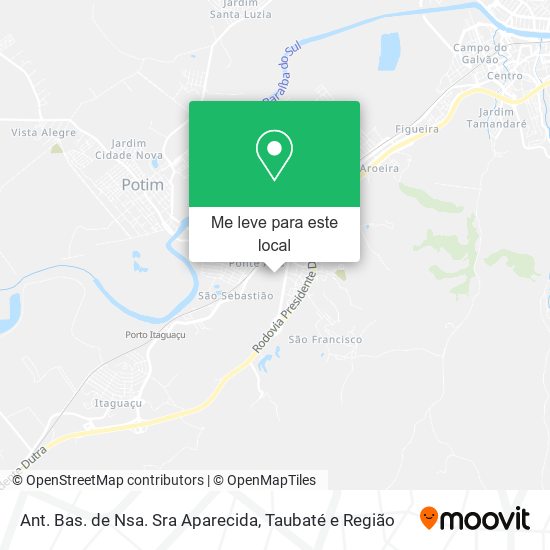Ant. Bas. de Nsa. Sra Aparecida mapa