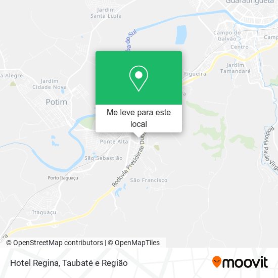 Hotel Regina mapa