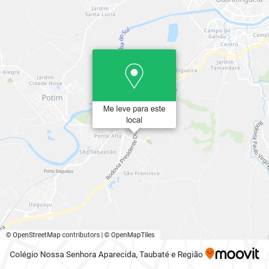 Colégio Nossa Senhora Aparecida mapa
