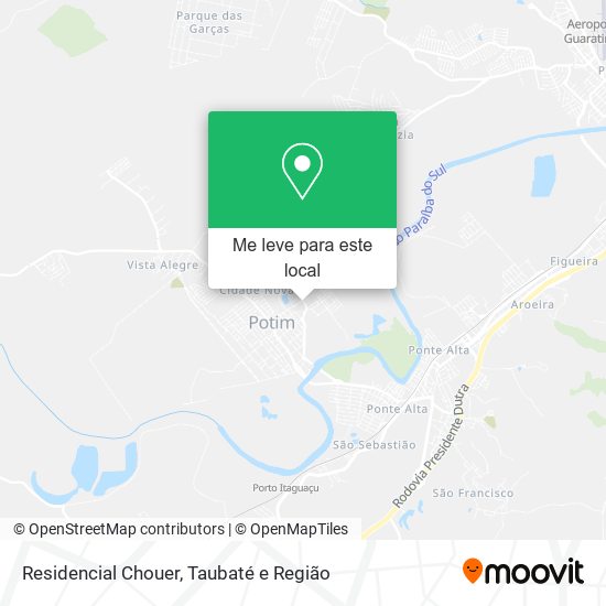 Residencial Chouer mapa