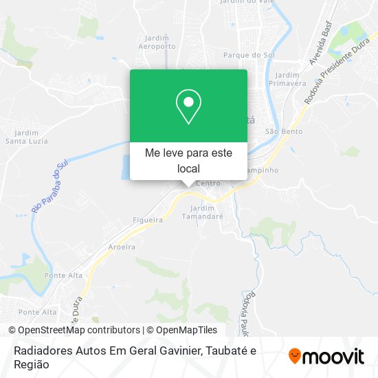 Radiadores Autos Em Geral Gavinier mapa