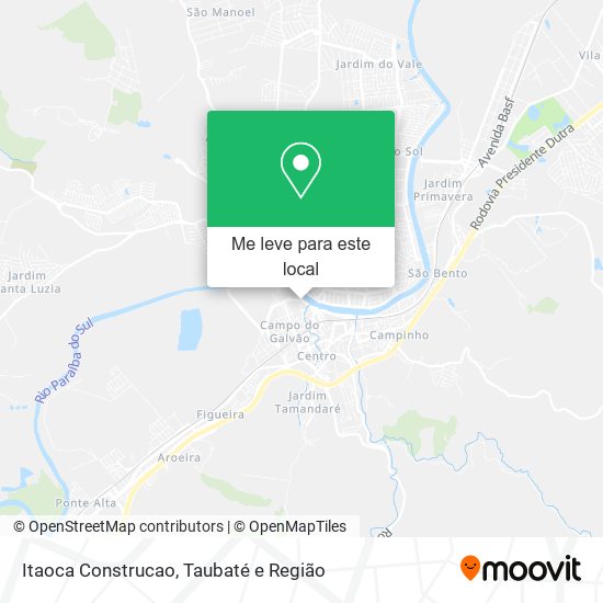 Itaoca Construcao mapa