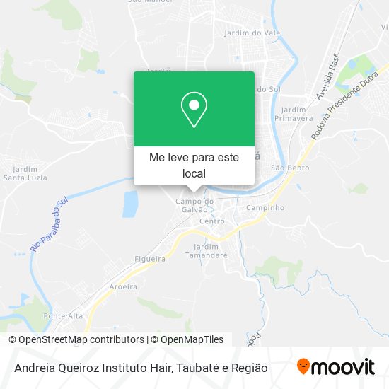 Andreia Queiroz Instituto Hair mapa