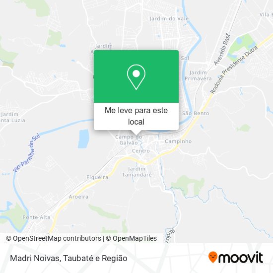 Madri Noivas mapa