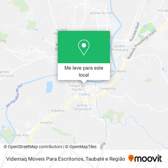 Videmaq Moveis Para Escritorios mapa