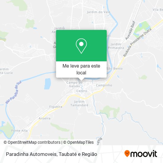 Paradinha Automoveis mapa