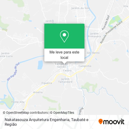 Nakatasouza Arquitetura Engenharia mapa