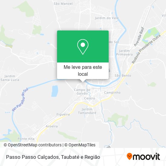 Passo Passo Calçados mapa