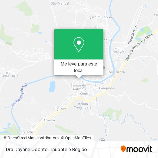 Dra Dayane Odonto mapa