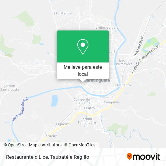Restaurante d'Lice mapa