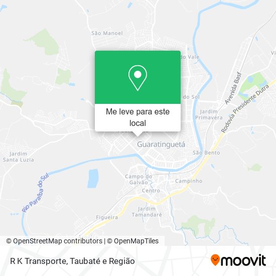 R K Transporte mapa