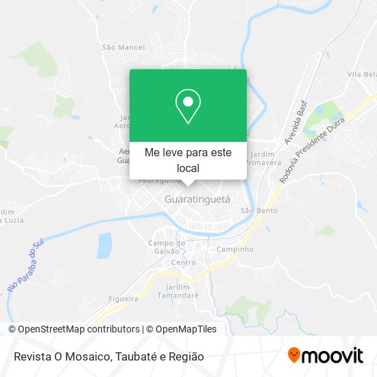 Revista O Mosaico mapa