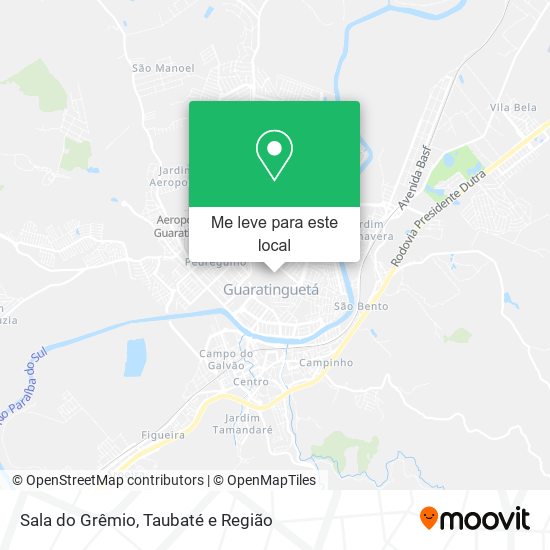 Sala do Grêmio mapa