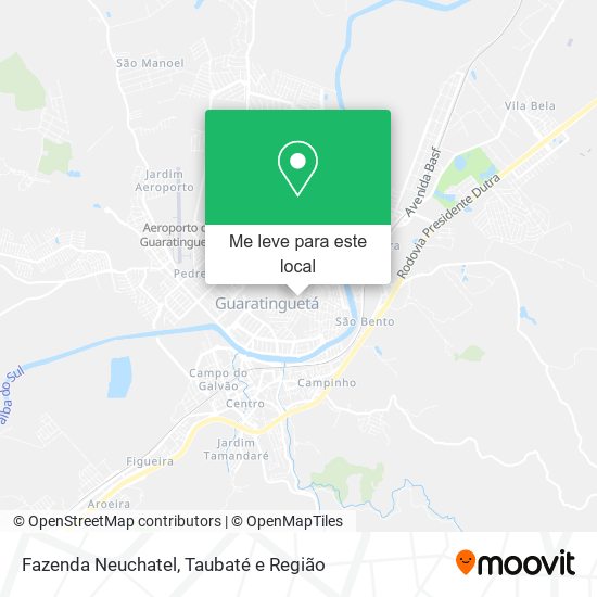 Fazenda Neuchatel mapa