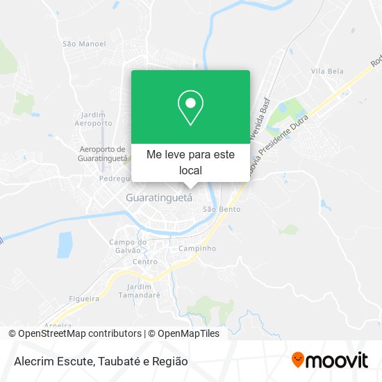 Alecrim Escute mapa