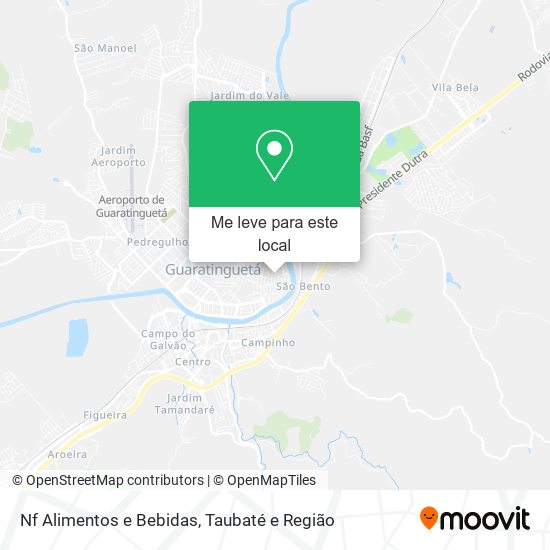 Nf Alimentos e Bebidas mapa