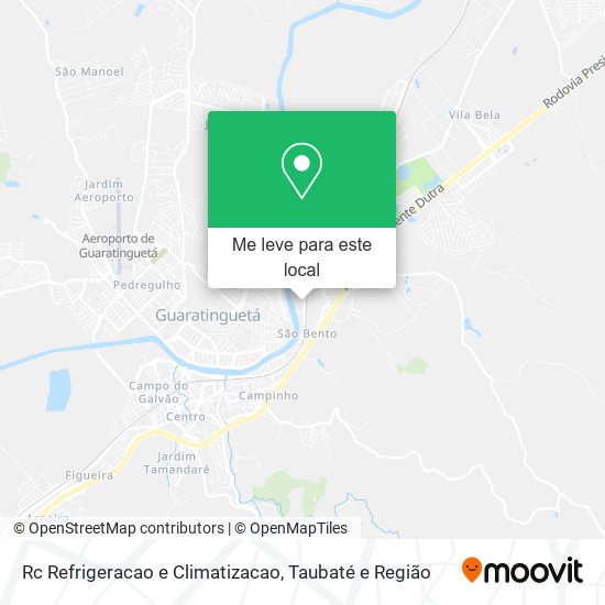 Rc Refrigeracao e Climatizacao mapa