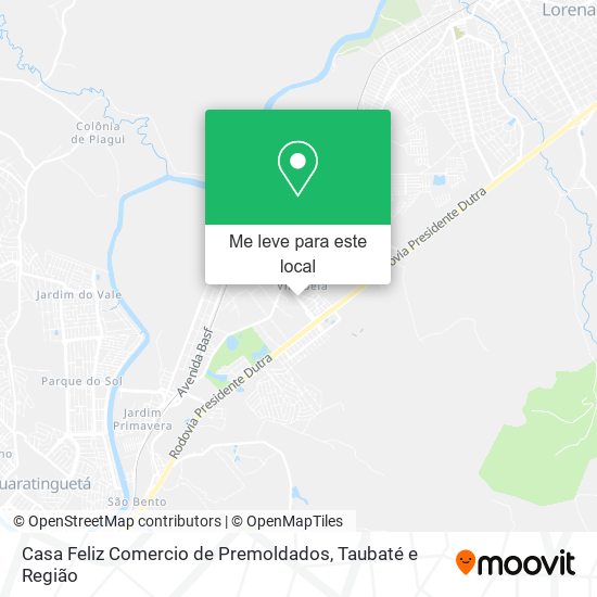 Casa Feliz Comercio de Premoldados mapa
