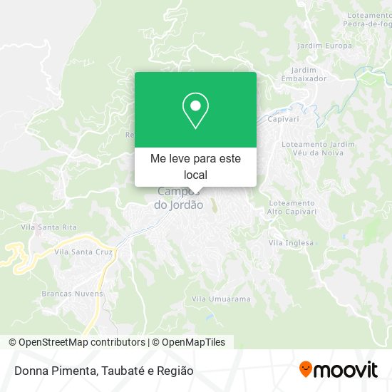 Donna Pimenta mapa