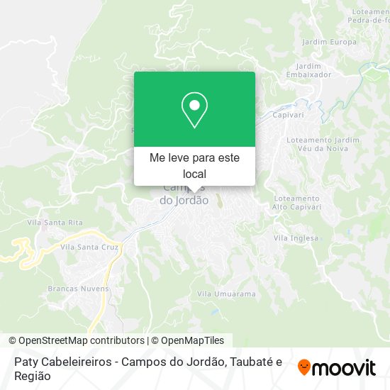 Paty Cabeleireiros - Campos do Jordão mapa