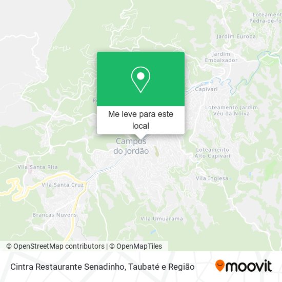 Cintra Restaurante Senadinho mapa