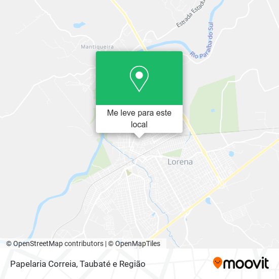 Papelaria Correia mapa