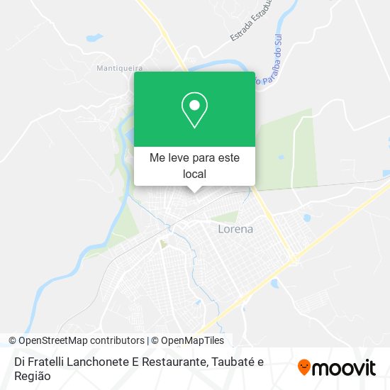 Di Fratelli Lanchonete E Restaurante mapa