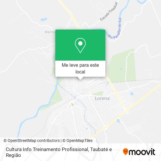 Cultura Info Treinamento Profissional mapa