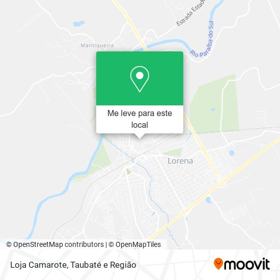 Loja Camarote mapa