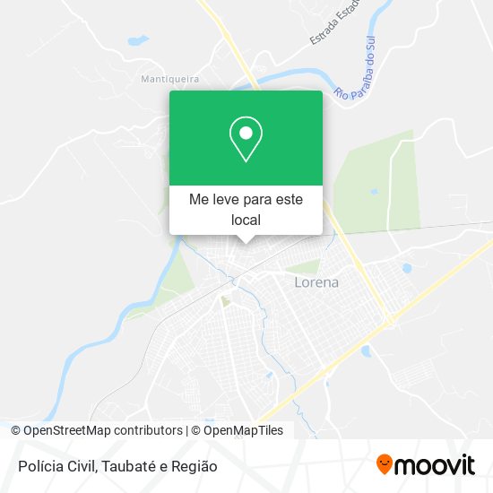 Polícia Civil mapa