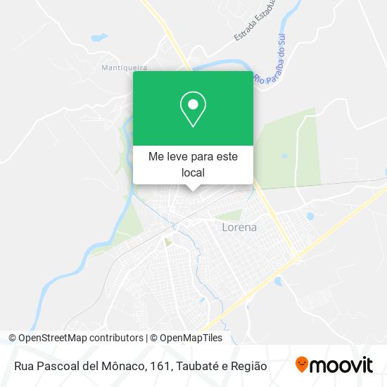 Rua Pascoal del Mônaco, 161 mapa