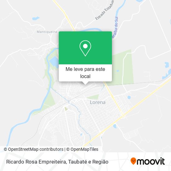 Ricardo Rosa Empreiteira mapa