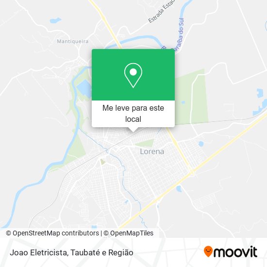 Joao Eletricista mapa
