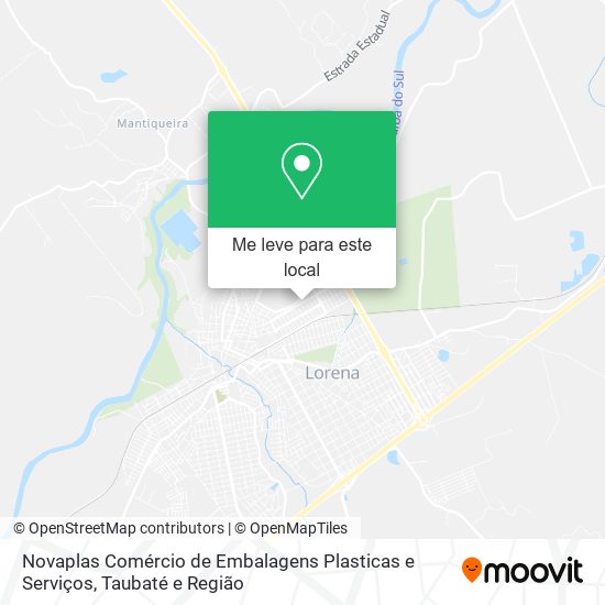 Novaplas Comércio de Embalagens Plasticas e Serviços mapa