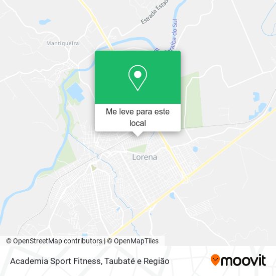 Academia Sport Fitness mapa
