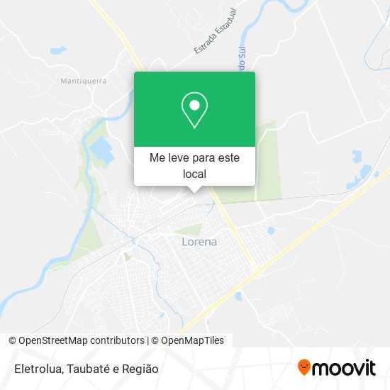 Eletrolua mapa