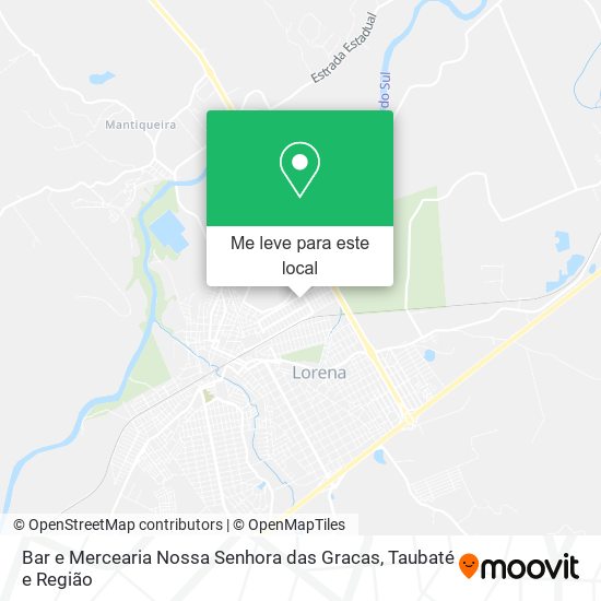 Bar e Mercearia Nossa Senhora das Gracas mapa