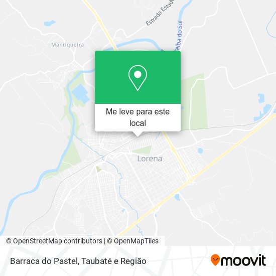 Barraca do Pastel mapa