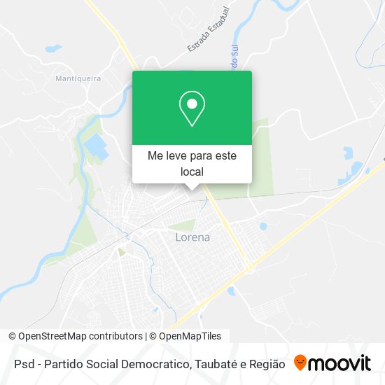 Psd - Partido Social Democratico mapa