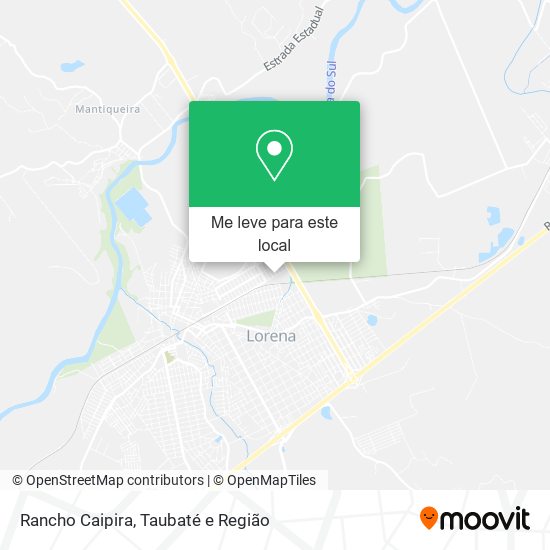 Rancho Caipira mapa