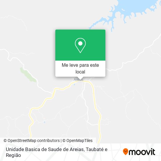 Unidade Basica de Saude de Areias mapa