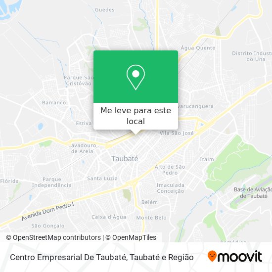 Centro Empresarial De Taubaté mapa