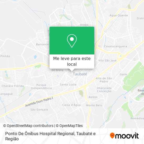 Ponto De Ônibus Hospital Regional mapa