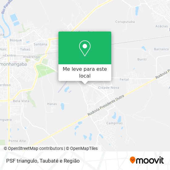 PSF triangulo mapa