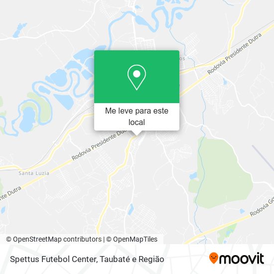 Spettus Futebol Center mapa